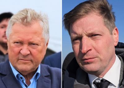 Seimo nariai Kazys Starkevičius ir Kęstutis Mažeika. Gedimino Stanišausko nuotr.