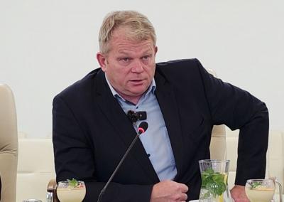 2025 m. lapkritį Andriaus Palionio vadovaujama LR Žemės ūkio ministerija neprieštaravo ES-Mercosur susitarimui, todėl Europos reikalų komitetui pateikė palankią pažymą dėl jo. Gedimino Stanišausko nuotr.